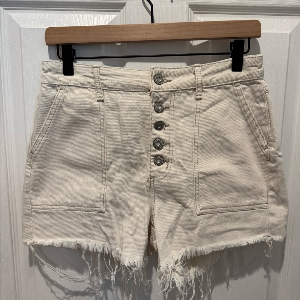 Free People Button Fly Shorts size 26